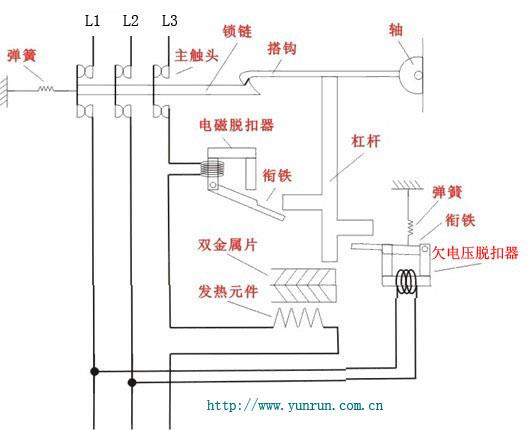 空氣開關工作原理圖