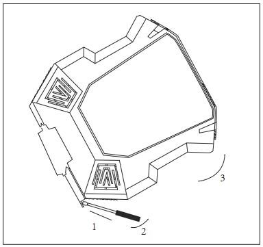 信號隔離器拆卸圖