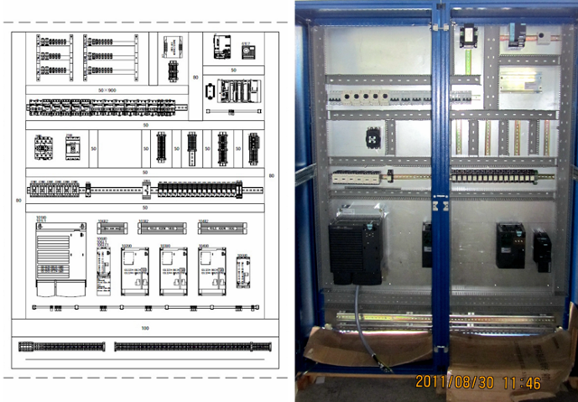 電氣柜成套加工中不同階段的圖片1