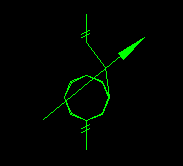 可調(diào)壓的單相自藕變壓器電氣圖形符號(hào)