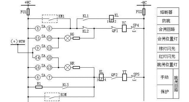 斷路器控制、信號回路圖