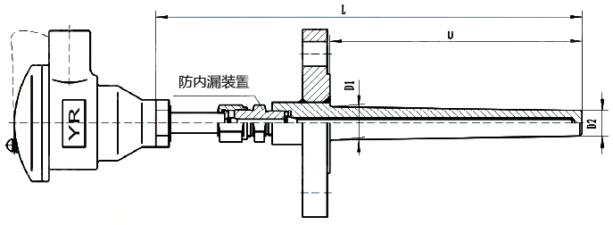 防內漏耐磨熱電偶-昌暉儀表