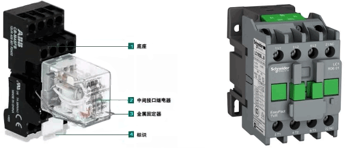 中間繼電器和接觸器