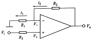 同相放大器電路原理圖