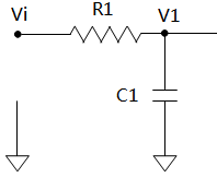 一階低通濾波器