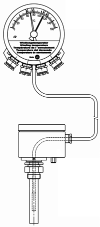 MT-STW160F2指針溫度計-MESSKO品牌