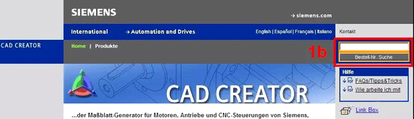 CAD CREATOR上的產品選型