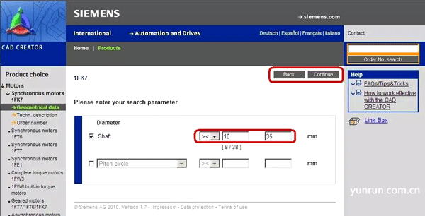 CAD CREATOR參數值設置