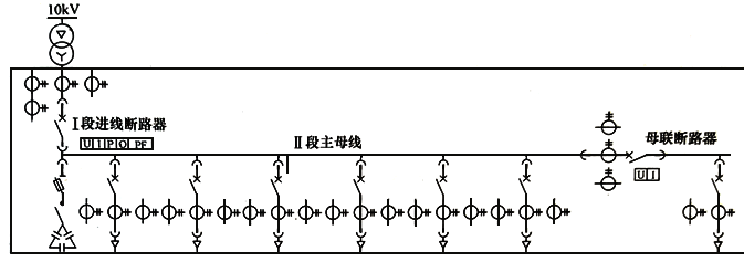 低壓進(jìn)線、母聯(lián)和饋電回路