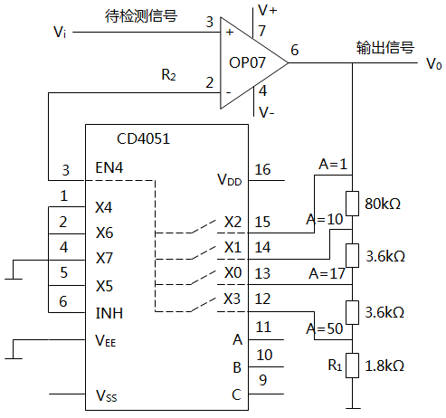 可編程增益放大器原理