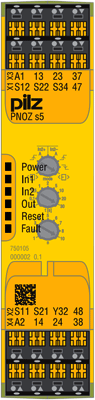 安全繼電器PNOZ s5外觀