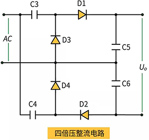 四倍壓整流電路