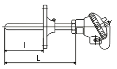 活動(dòng)法蘭水泥廠專用熱電偶