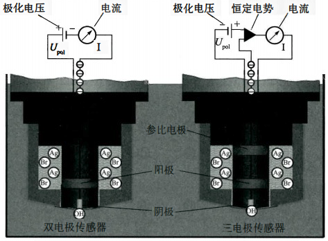 安培法溶解氧傳感器系統測量原理