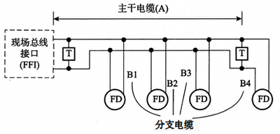 主干電纜與分支電纜架構