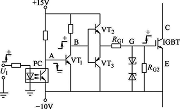 帶光耦的IGBT驅(qū)動電路