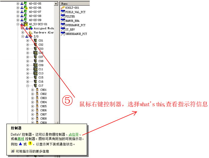 查看指示符信息